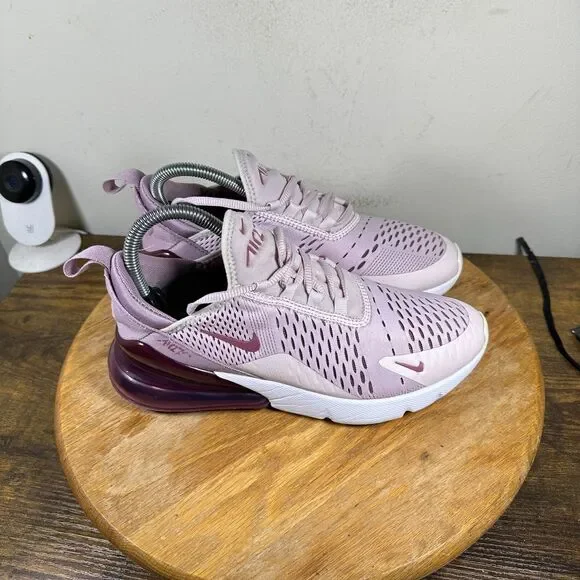 Nike Air Max 270 White Soft Pink Women's Size Shoes Sneakers